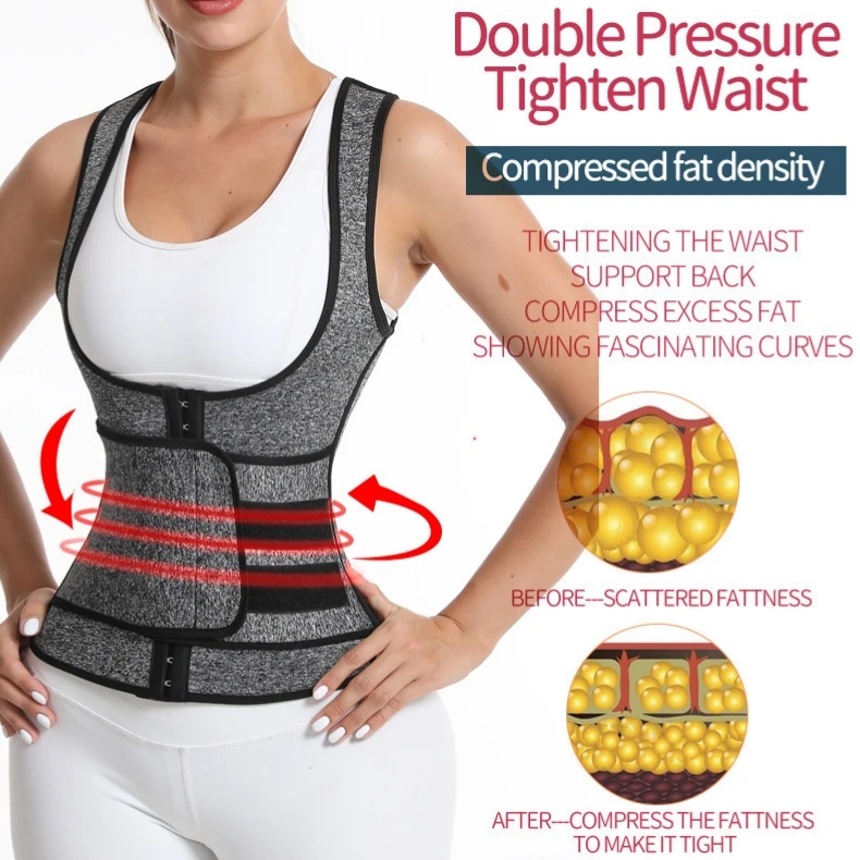 In Stock Women Underbust Waist Cincher Corset Sport Girdle Body Shaper Waist Trainer Belt