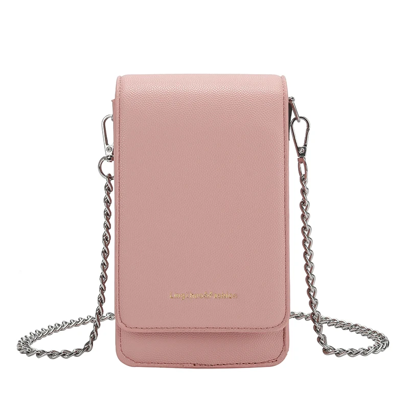 mini 2021 womens trendy  Small  fashion  telephone women  solid crossbody mobile phone bags