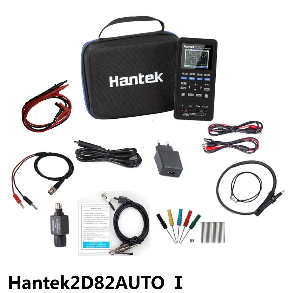 Hantek 2D82AUTO Car Oscilloscope 80mhz Dual-Channel Multi-Function Test Voltage Resistance Model Simulator Home Appliance Repair