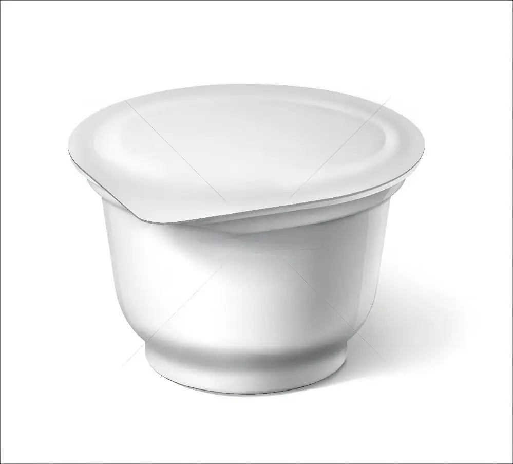 Wholesale custom disposable plastic pudding cup and milkshake for food