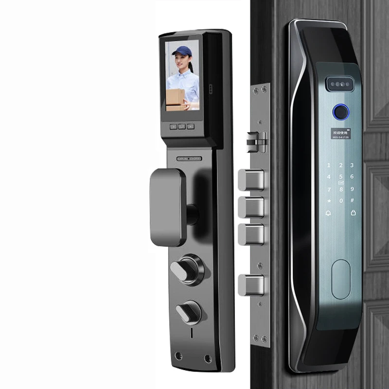 Ready to Ship  Electronic Home Locker Apartment Wifi APP Face recognition Smart Lock