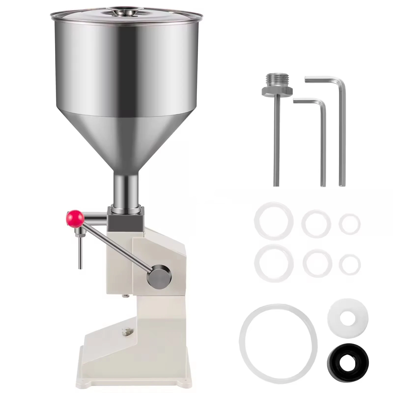 A03 Small Lipgloss Cream Cosmetic Paste Filling Machine Stainless Steel Hand Lotion