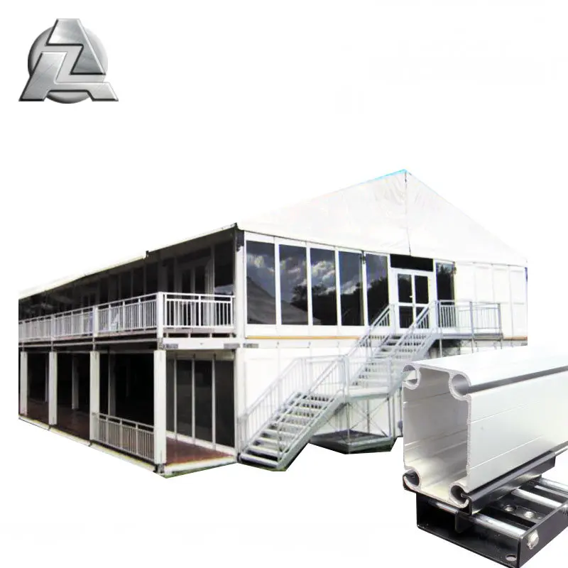 Environmentally friendly extruded aluminium keder tent rail sail track tape white