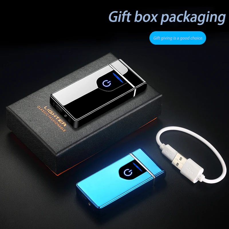  2019 г. yanzhen amazon дистрибьюторные зажигалки новинка мини-зажигалка с сенсорным экраном и двойной дугой usb-зарядка оптовая продажа