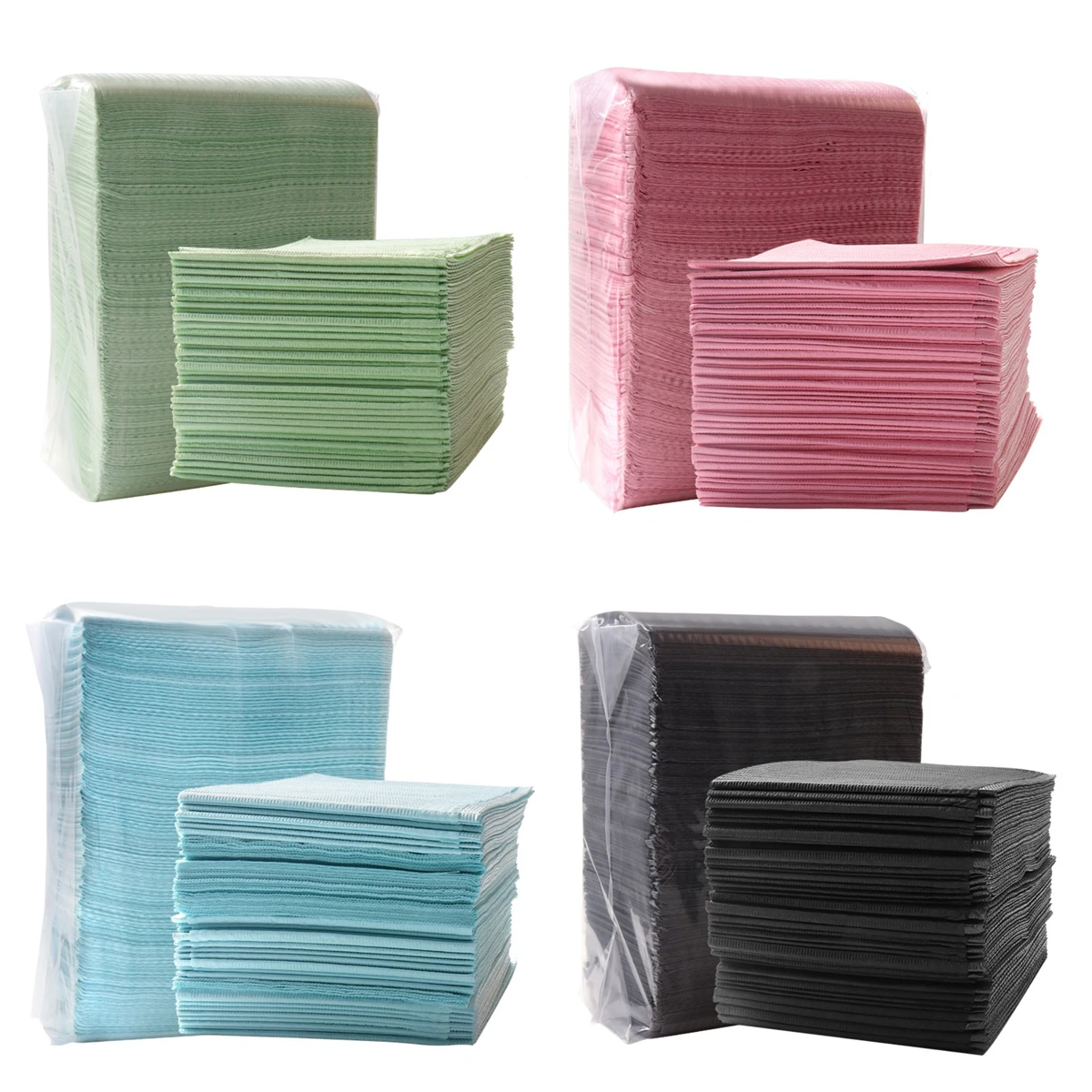 125PCS Disposable Dental Materials Dental disposable scarf Oral bibs Medical protective laminating paper