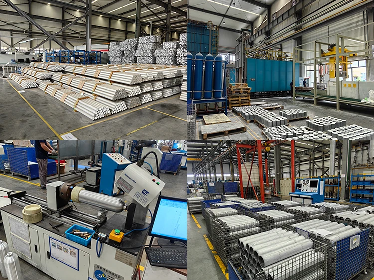 0.6L 150bar co2 gas cylinder Aluminum CO2 Cylinder co2 tank for beverage/beer equipment