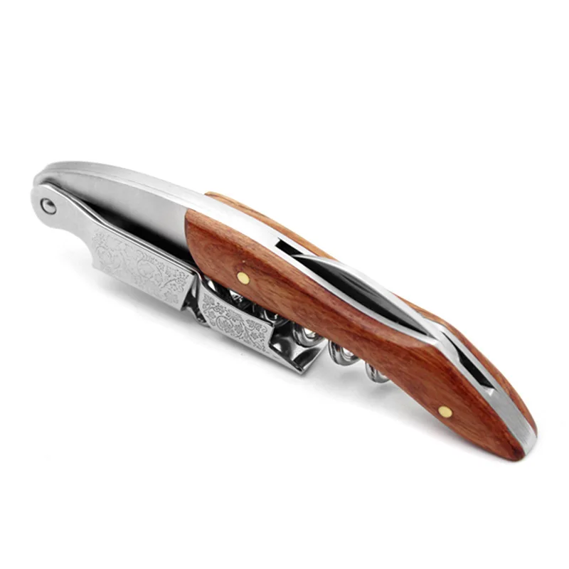 Promotional Gift Wine Opener, Bottle Opener and Foil Cutter Waiters Corkscrew