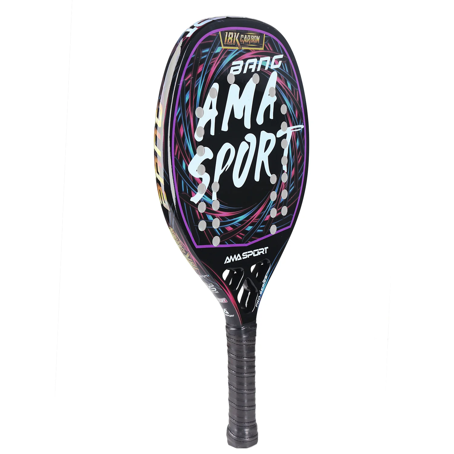 Drop Shot Carbon Fiber Beach Tennis Paddle Racket