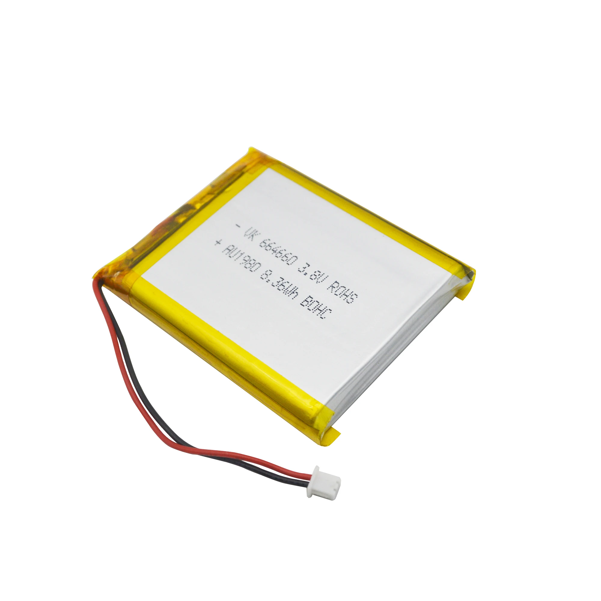 Factory Price 3.7V 2200mAh 664660 Rechargeable LiPo Battery Pack with PCM for Digital Devices(2021)