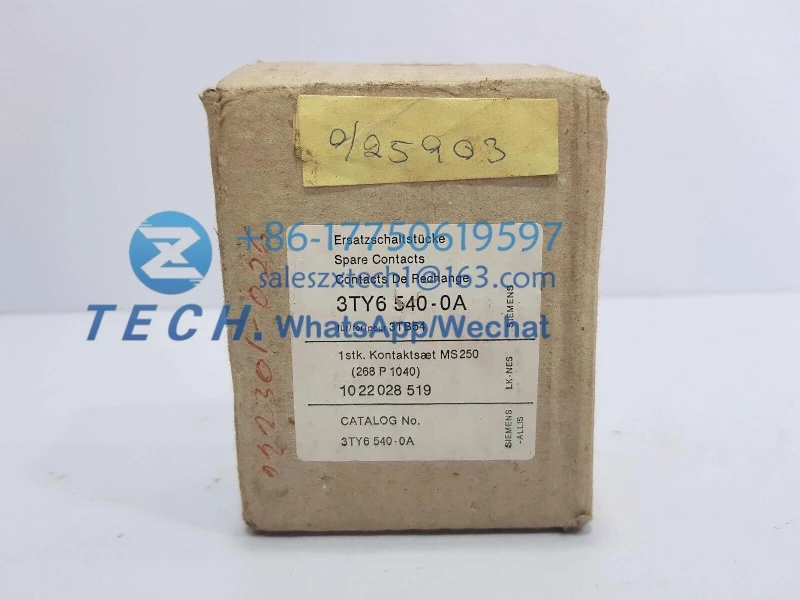 3TY6540-0A контактный комплект для 3TB54 контакторного модуля совершенно новый в наличии Заводские продажи