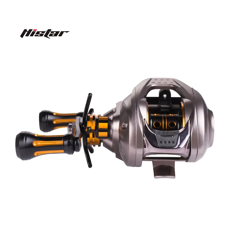Histar HSHD Aluminum Frame Carbon Fiber Cover Japanese NMB Double Seal Stainless Steel Ball Bearing Baitcasting Fishing Reel