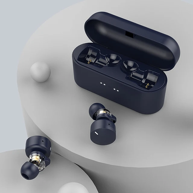 USB C new noise cancelling realtek true wireless stereo KC tws  5.0 dual drivers earphone wireless headphones