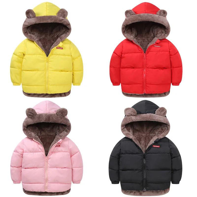 
Baby Jacket 2020 Autumn Winter Jacket Kids Warm Hooded Outerwear Coat Jacket Children Clothes 