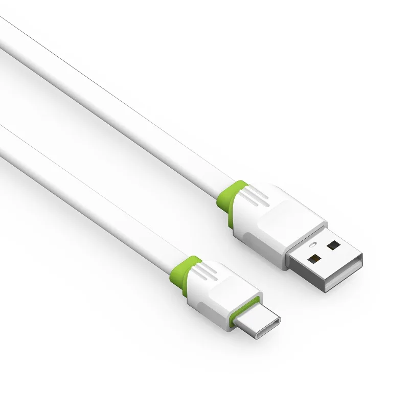 Новое поступление цветной нейлоновый Плетеный удлинитель USB 100 типа C 2 0 см для