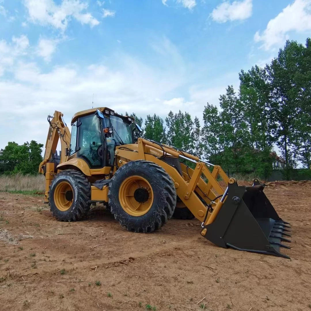 tractor backhoe digger excavator 4x4 2.5 ton mini payloader retroexcavadoras cargadoras side shift backhoe loaders