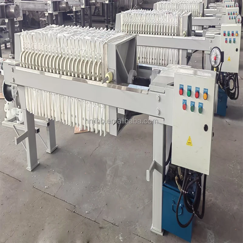 10 M2 Hydraulic Press Automatic Pressure Holding Filter Press Equipment