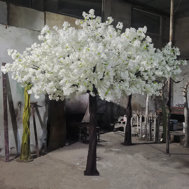 Indoor Plants Trees Flower Willow Large Decoration Wisteria Wedding Centerpiece Artificial Cherry Blossom Tree