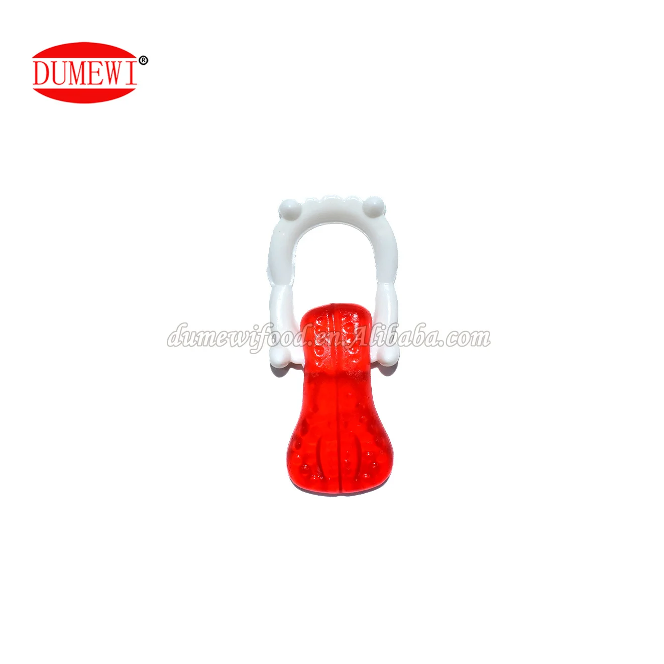 High quality fun Halloween Tongue Soft candy Fruity flavored tongue candy with teeth toys