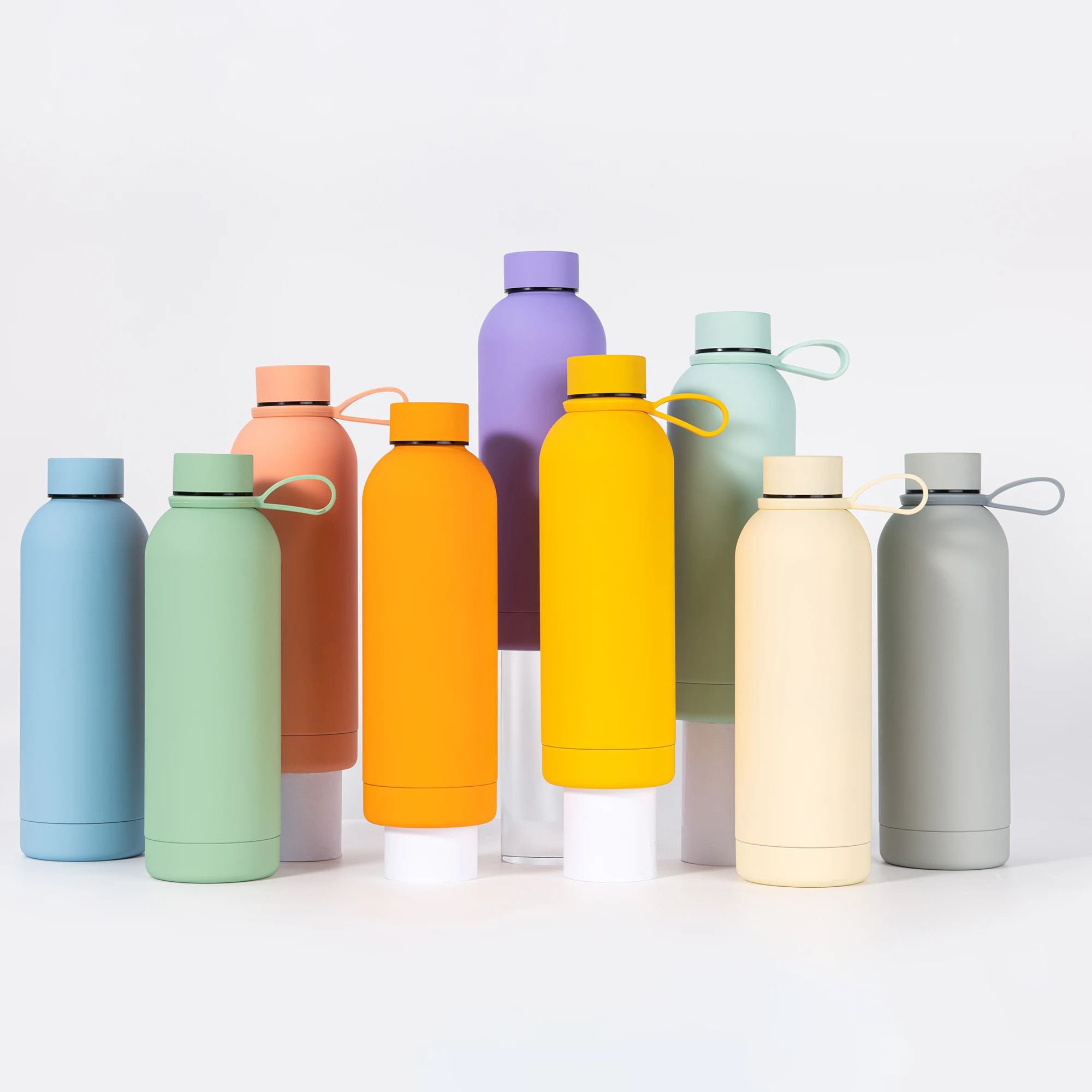 500ml Small Mouth Double Wall Vacuum Insulated Bottles Stainless Steel Sports Water Bottle