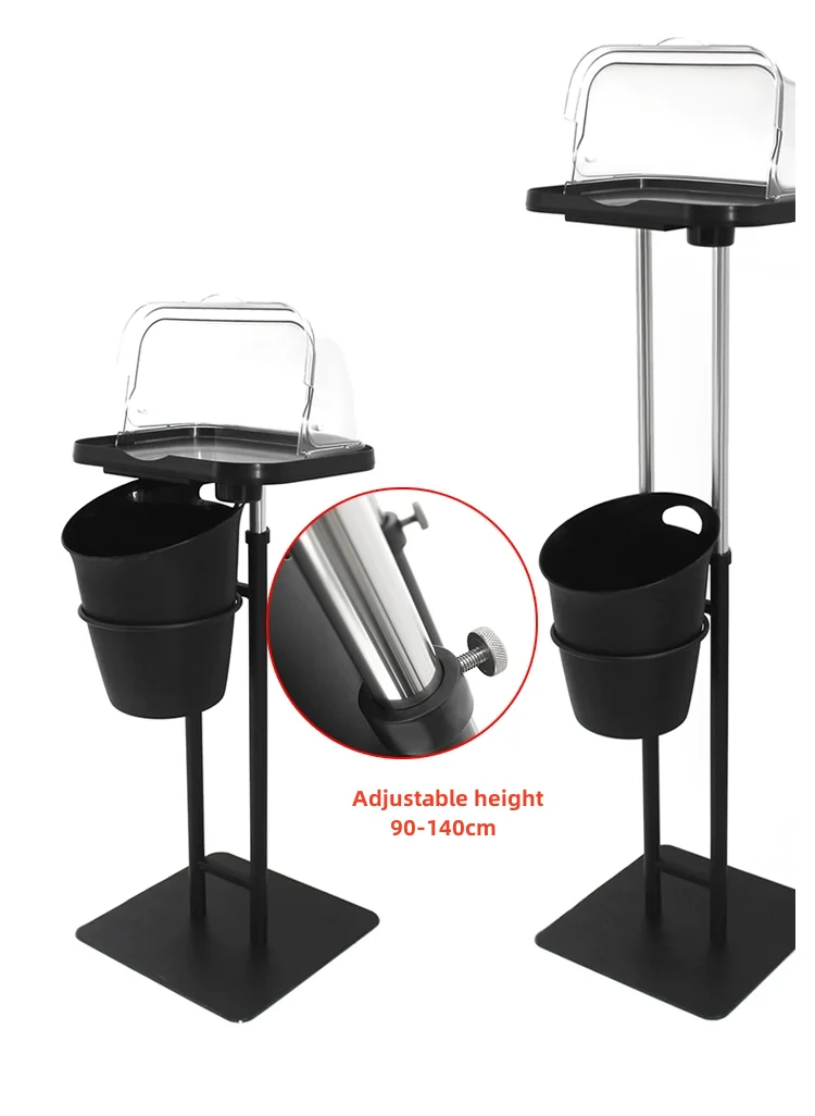 High Quality Supermarket Floor Standing Adjustable Sample Taste Stand Food Promotion Display Rack
