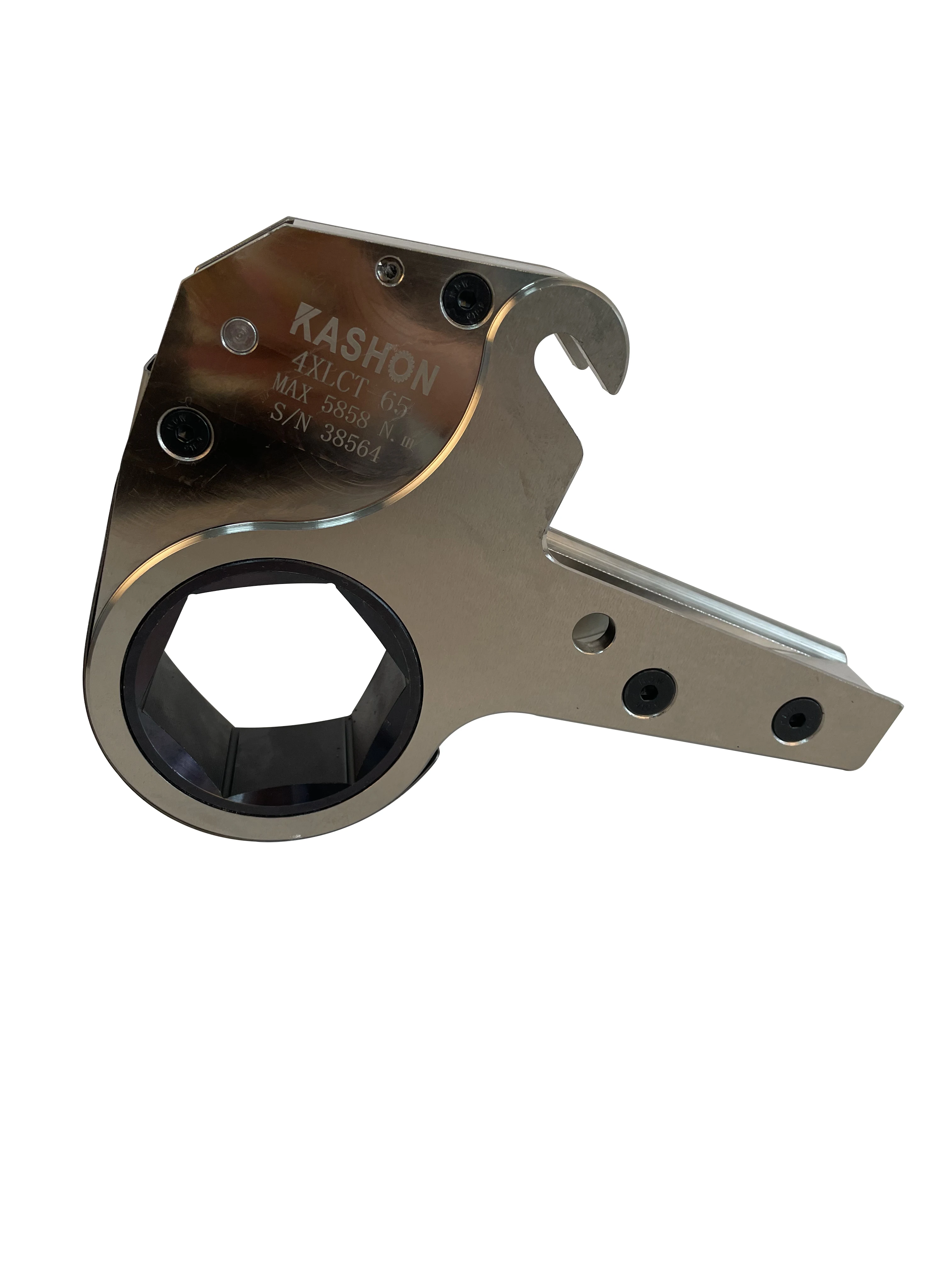 2XLCT 2534Nm 10000psi 700bar Hexagonal Cassette Low Profile Hollow Hydraulic Torque Wrench