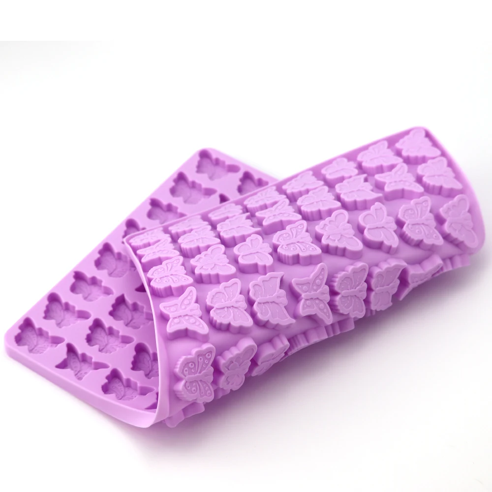 Baking Mould Xmas Tree Shaped Pet Treats Mold Reusable Oven Safe Handmade Silicone Christmas Tree Silicone Molds for Chocolate