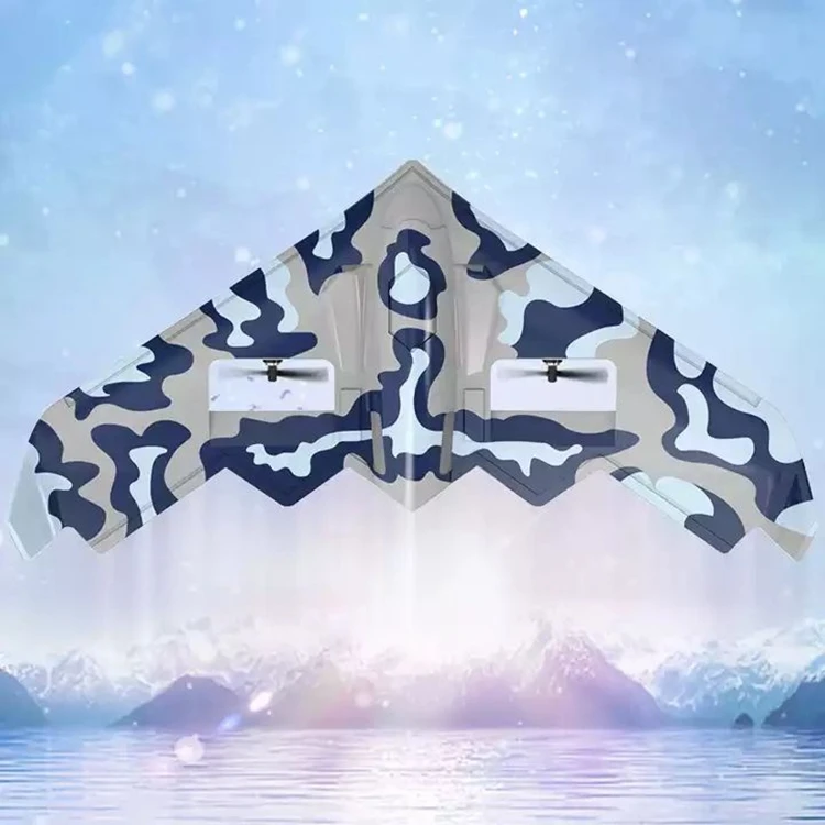 Electric Cesner F22 F35 U2 rc remote control aircraft Triangular fixed-wing luminous fighter glider Foam Motor With USB