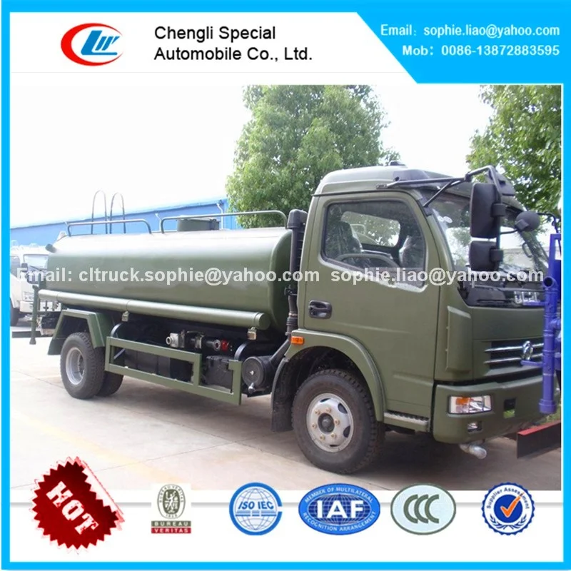 Dongfeng 6 колес 4*4 3000 л военный Автоцистерна для распыления
