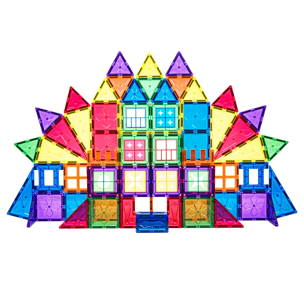 Constructor DIY 3D puzzle toy kids building blocks set magnet for child