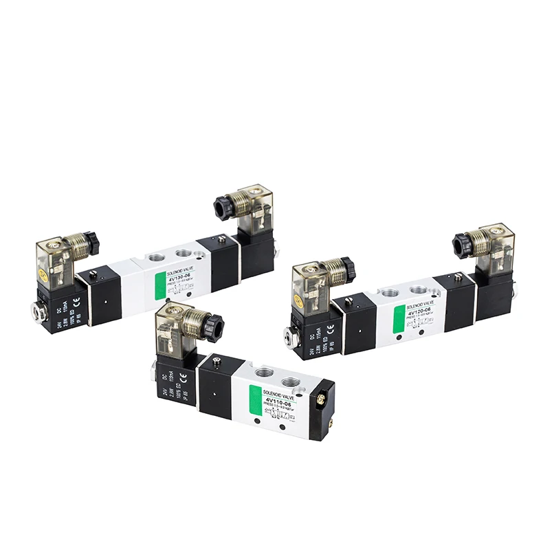 Hot selling products AIRTAC 4V Series 4V320-08 4V320-10 5 Port 2 Way Double Coil Pneumatic Solenoid Valve