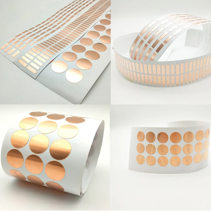 Die-cut single and double conductive tape use for anti-interference masking copper foil tape