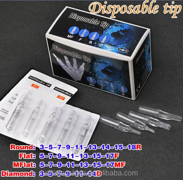 2021 hot sale new disposable crystal tattoo tips