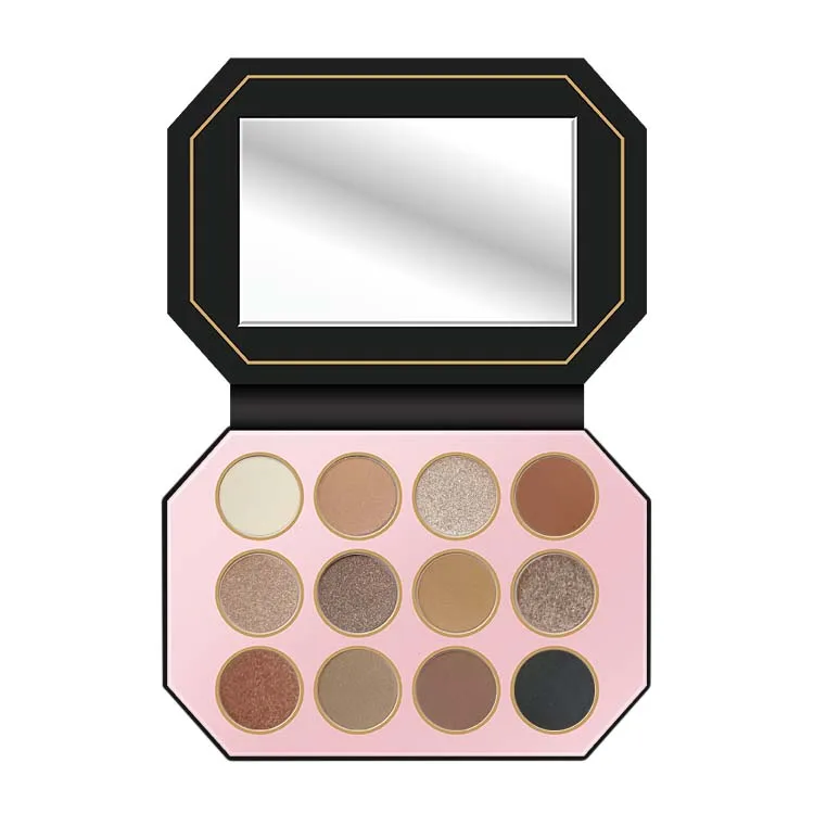 New Pearl Diamond Metallic Eyeshadow Palette Loose Glitter Eyeshadow Pigment Powder Nature-Inspired Makeup