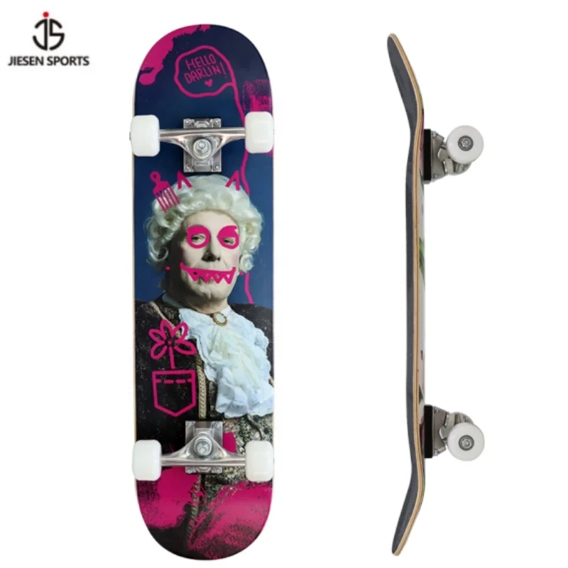 JIESEN Professional Skateboard 7 Layer China Wood Maple High Quality 7.5 8.0 8.125 8.25 8.375 8.5 inch Complete Skateboard