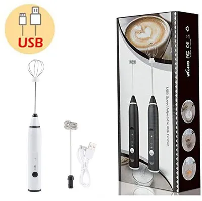 2in1 3 speed home hand mixer Electric Milk Frother Stainless Steel egg Beater Handheld Espresso Blender