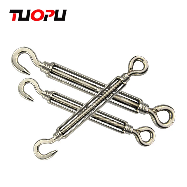 Construction turnbuckle,standard hook eye turnbuckle ,eye-eye drop forged turnbuckle