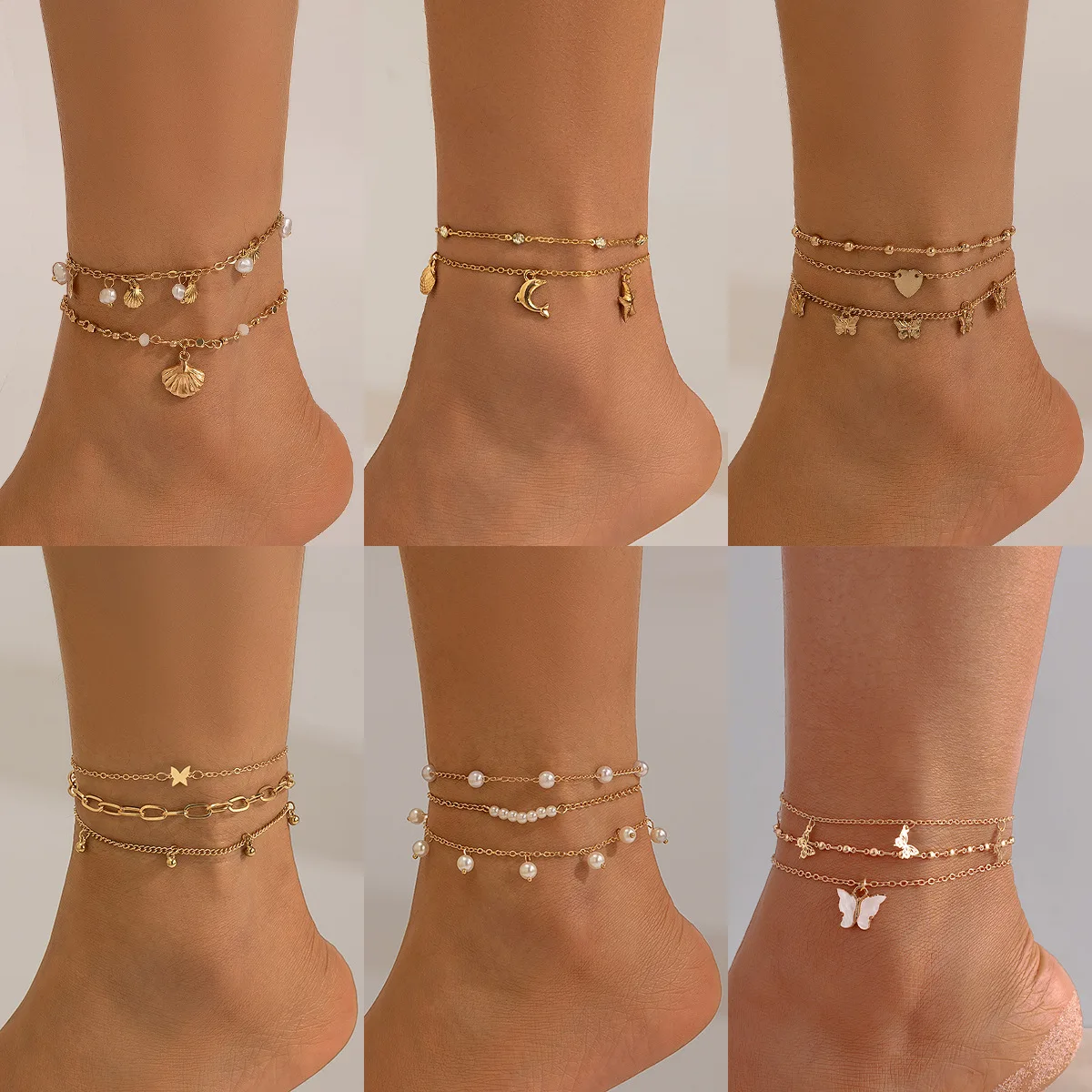 cheap assorted bracelet anklet stock random mixed anklet jewelry made in yiwu china