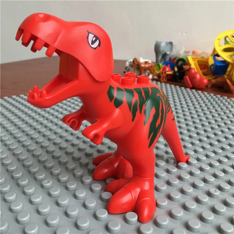 Plastic Building Block Mini Dinosaur Toys Building Brick Accessories DIY Construction Dolls Compatible with Leading Brand T-Rex