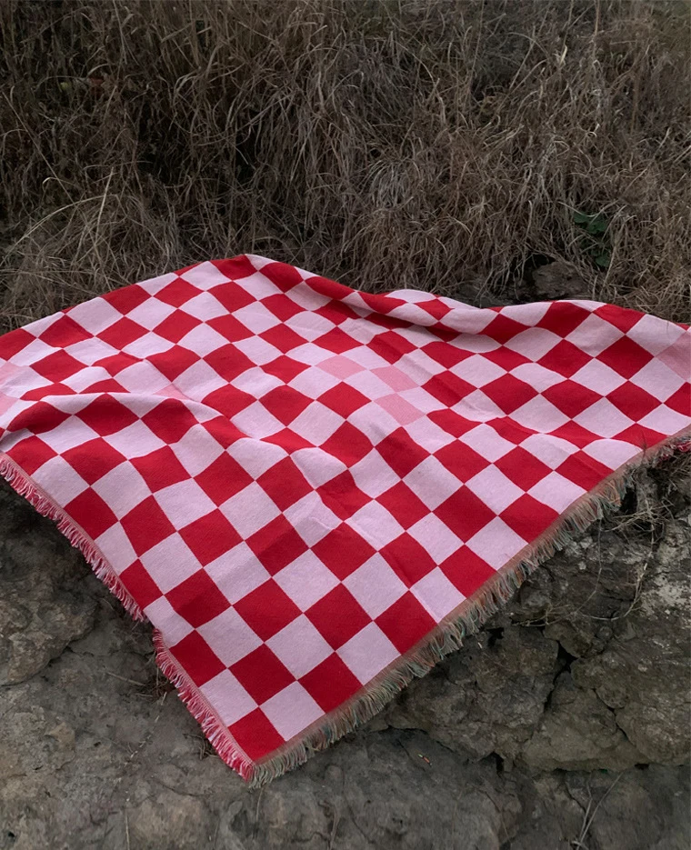Wholesale Recycle Cotton Printed Quilted Waterproof Outdoor Camping Blanket  Custom Waterproof Picnic Blanket