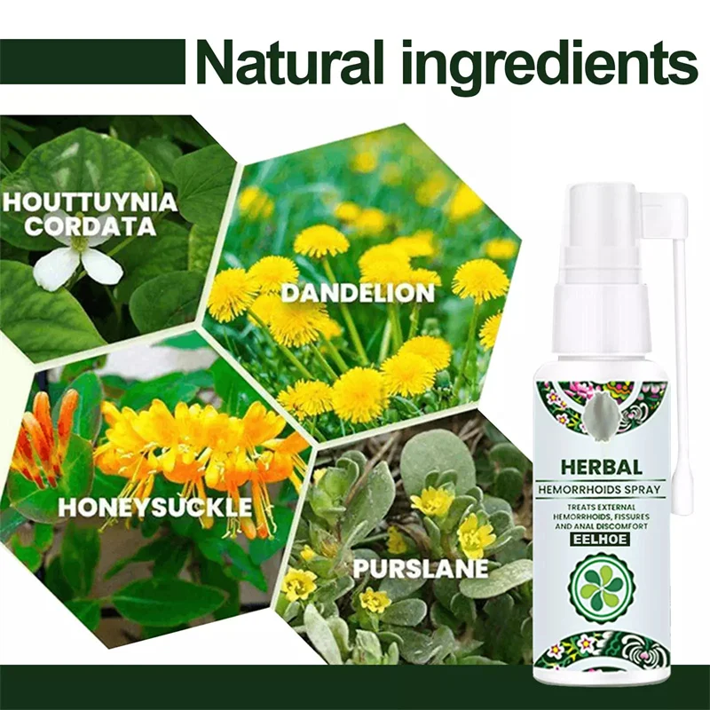 Best Selling  Spray Natural herbal medicine  mixed inside and outside to relieve swelling hemorrhoids and meat ball hemorrho