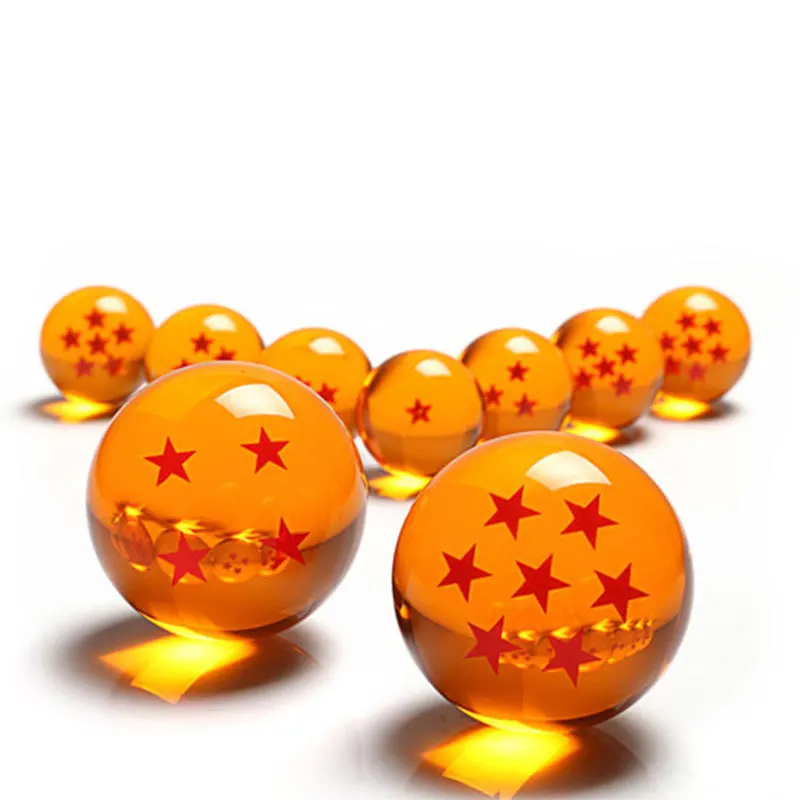 XRH Dragon Crystal Ball Z Dragon Crystal Ball 7 Stars acrylic 7 Anime 4.3cm Dragon Crystal Ball Z