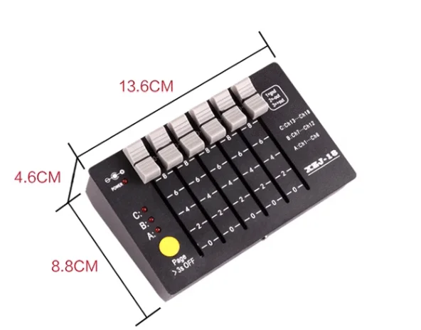 Wholesale DMX512 Controller Stage Lighting Debugging Mini Console Battery Portable Dimmer For Nightclub