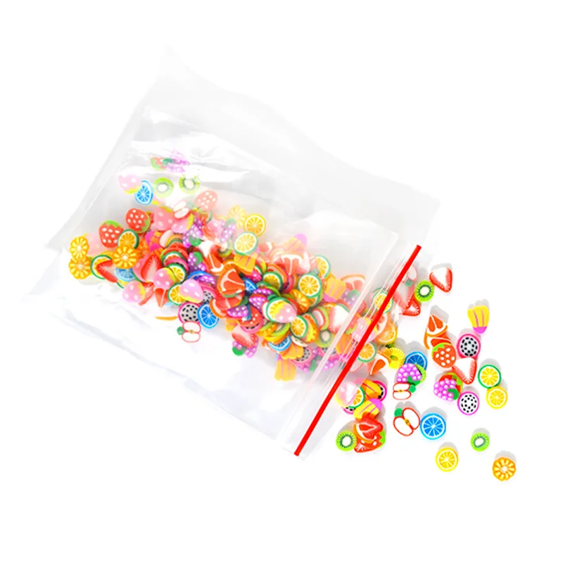 
Soft pottery fruit slice diy glue mold filling accessories nail art accessories slime material crystal mud 