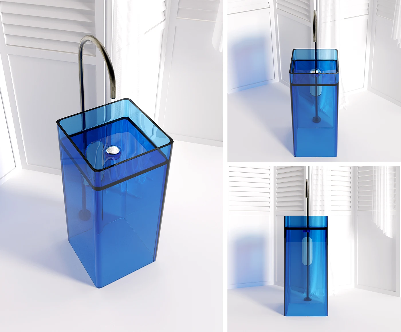 Design Modern Hand Wash Basin Bathroom Ceramic Sink Lavabo Pedestal Basin Freestanding White Column Vessel Wash Basin Price