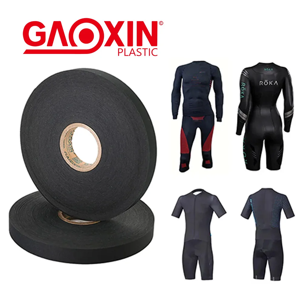4 Way Stretchable Neoprene Wetsuit Heat Activated Hot Air Seam Tape 3-Layer for Wetsuits & Drysuits Garment Accessories