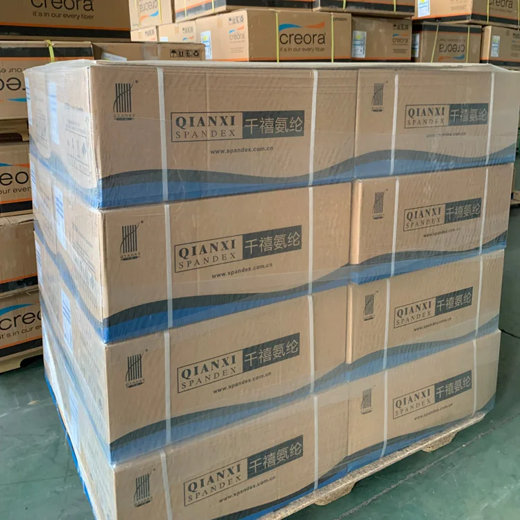 famous huafon factory high elastic thread for knit stretch fabric qianxi AA grade 70D cq600 semidull bare spandex yarn