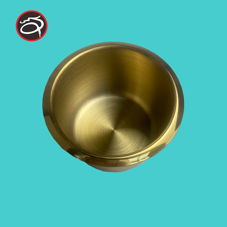 Luxury Brass small size  Drink holder  for the poker table  with golden color