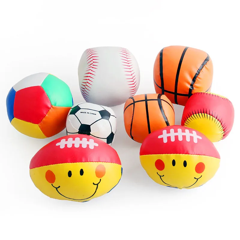 Wholesale stuffed toy soft Juggling Ball Sport Toy Plush Stuffed Soccer Football baby Ball toy On Sale