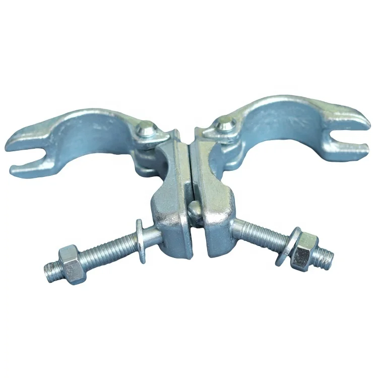 Construction Materials Drop forged double coupler swivel clamps for construction