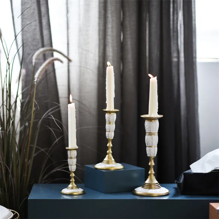 
Creative Simple Nordic High-End Home Candle Holder Jewelry Table Setting Decoration 